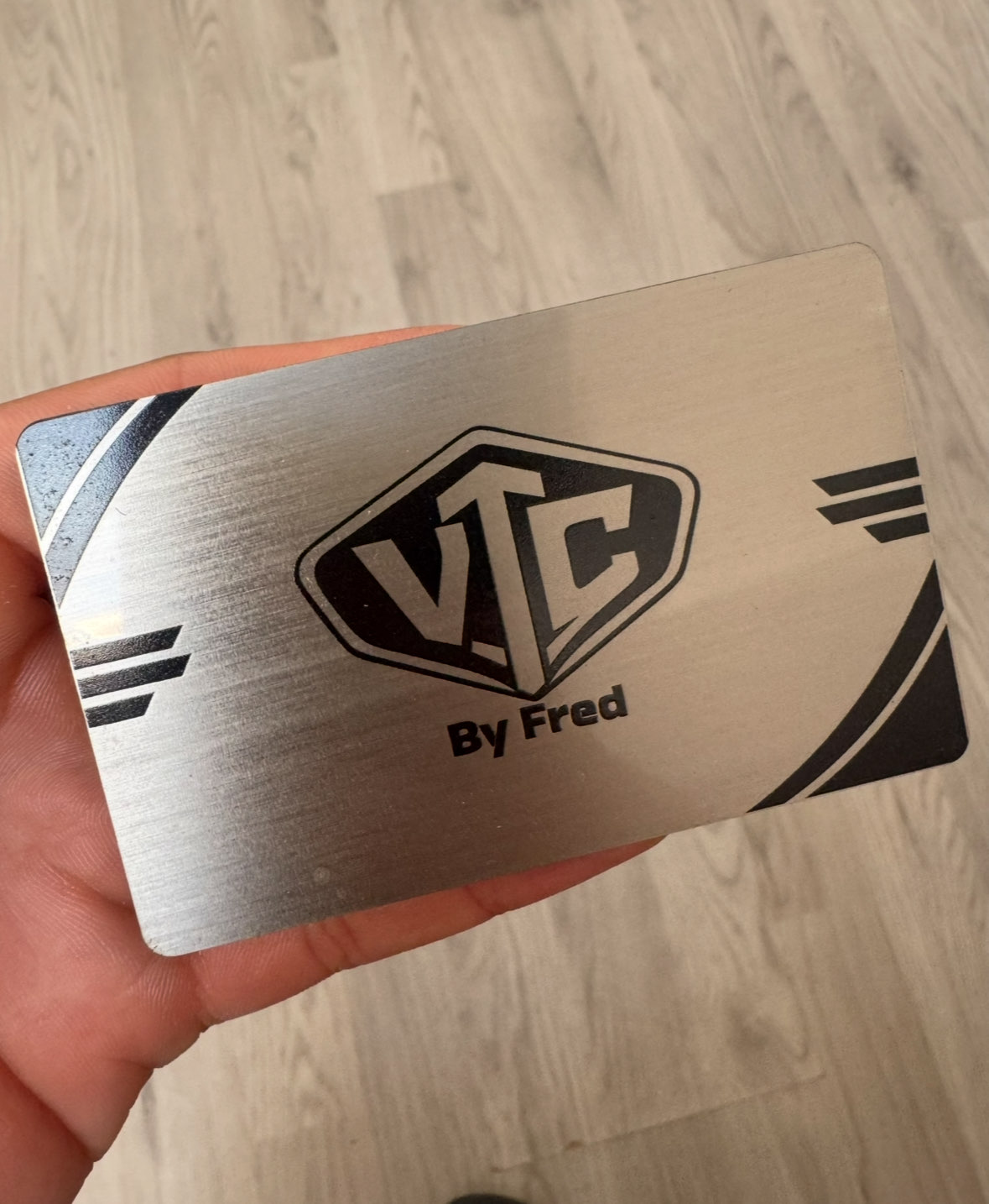 Exemple de carte nfc métal