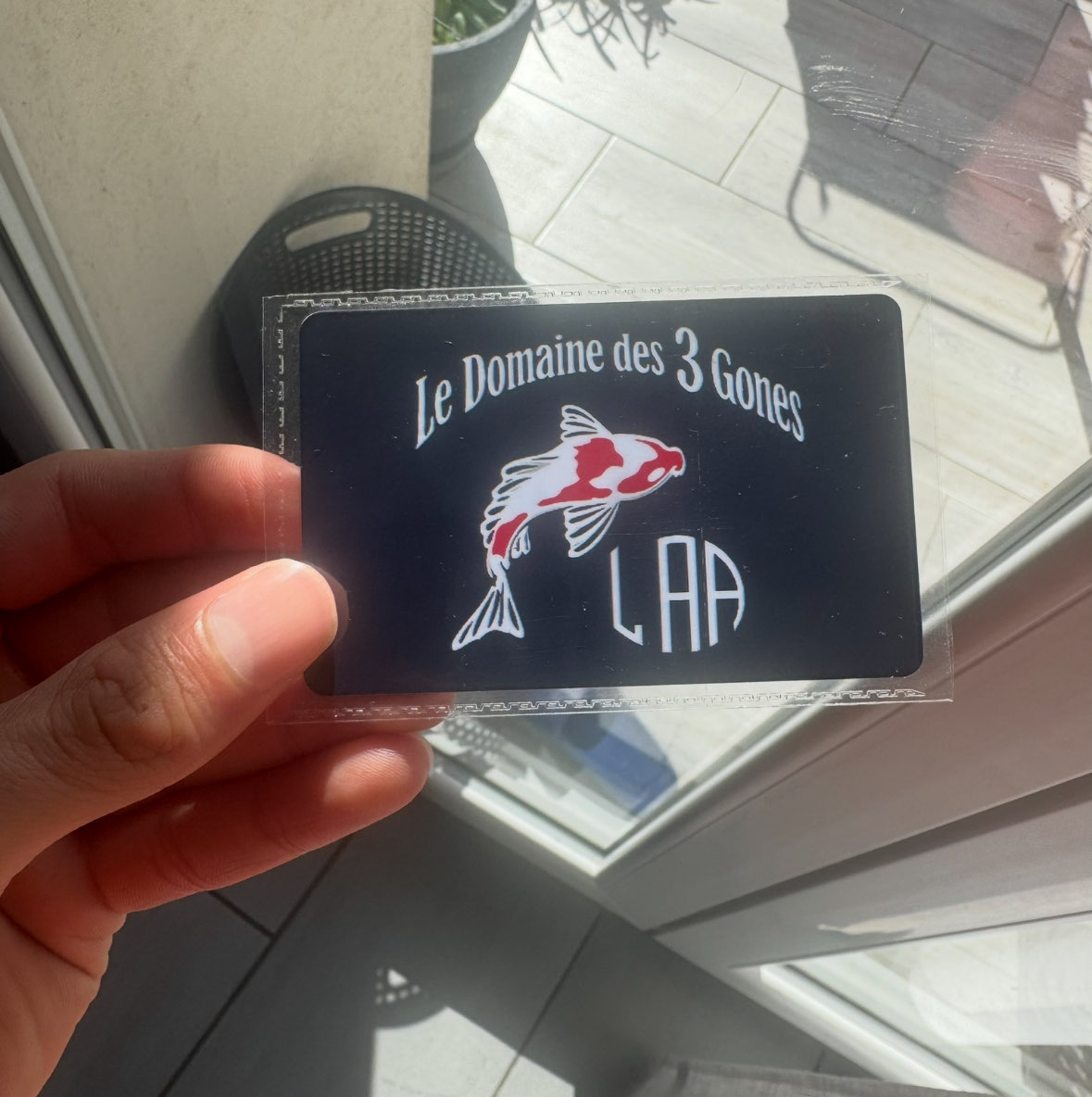 Exemple de carte nfc en pvc