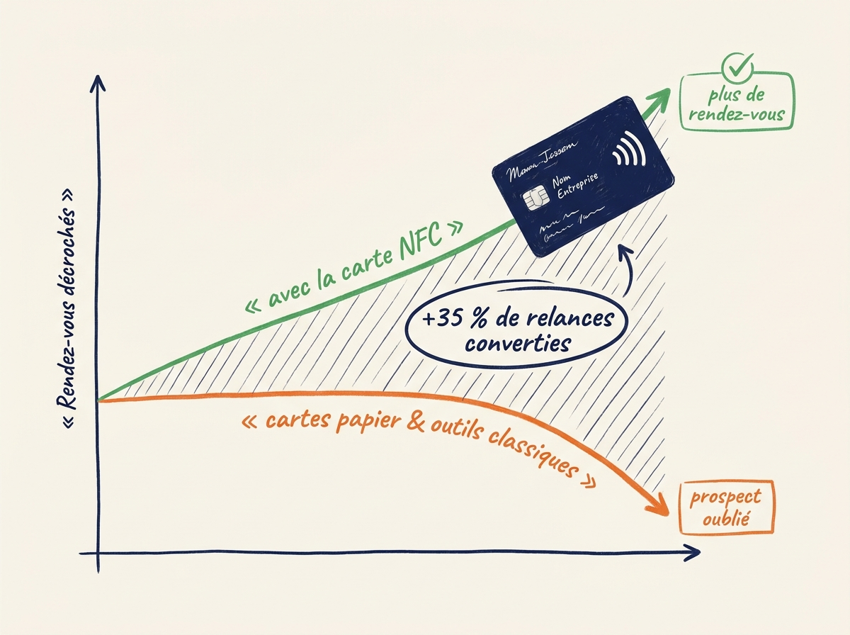 Avec la carte NFC, la courbe monte — cartes papier et outils classiques stagnent