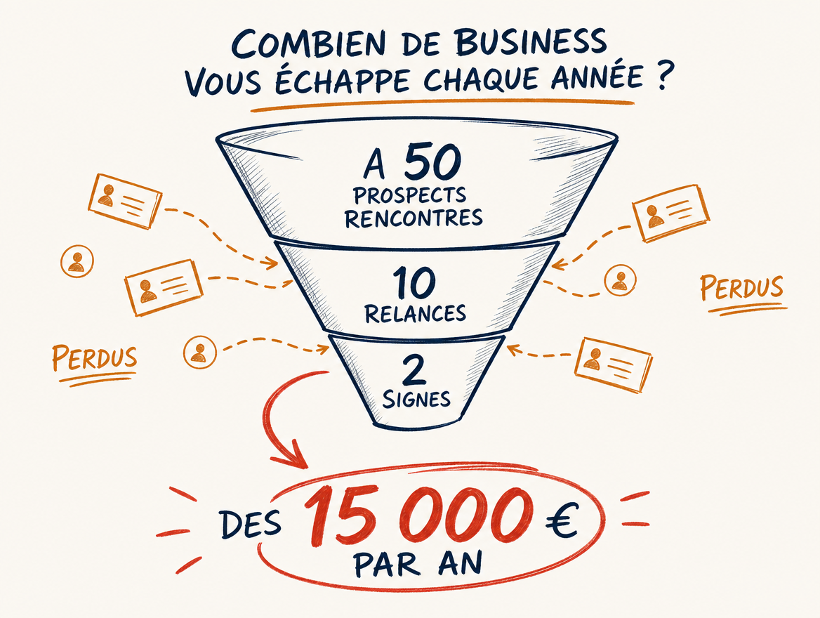 Le contact rencontré qui file : la fuite du funnel