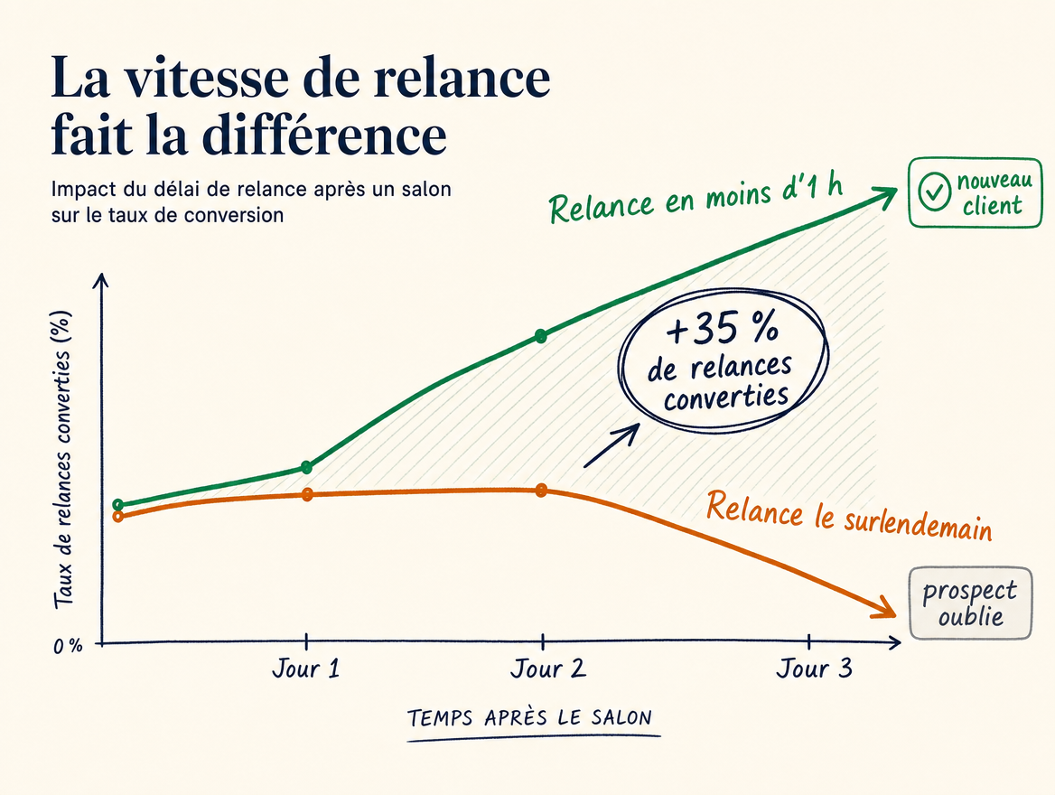 +35 % de relances converties grâce à la relance immédiate