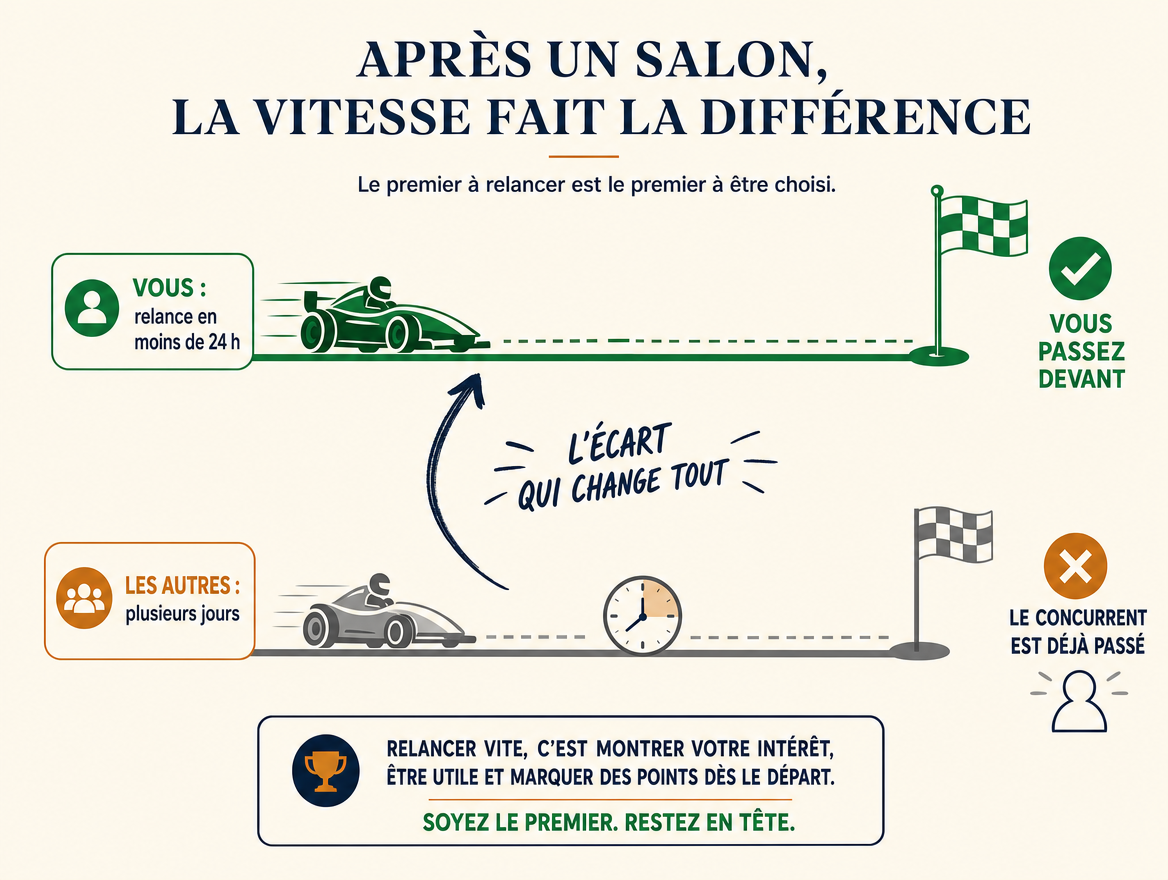 Relance en moins de 24 h : vous passez devant la concurrence